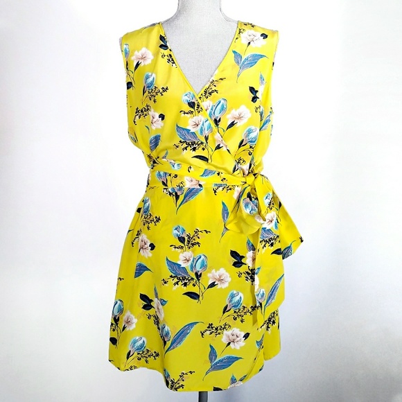 dvf yellow dress